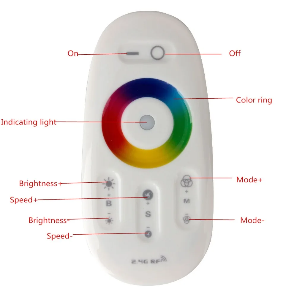 OSIDEN 2 4G светодиодсветодиодный RGB RGBW управляемая лампа сенсорный экран