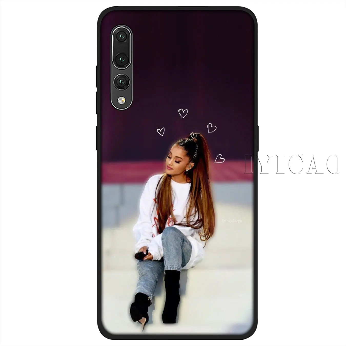 IYICAO Sexy hot Ariana Grande Ultrathin Novelty Soft Case for Huawei P30 P20 Pro P10 P9 P8 Lite Mini 2017 2016 P smart Z 2019 |