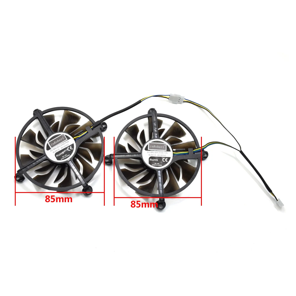 85 мм 4Pin Вентилятор охлаждения втулка подшипника для Zotac GTX1060 HA GeForce GTX 1060 6GD5 GTX960 4GD5 Видеокарта кулер вентиляторы