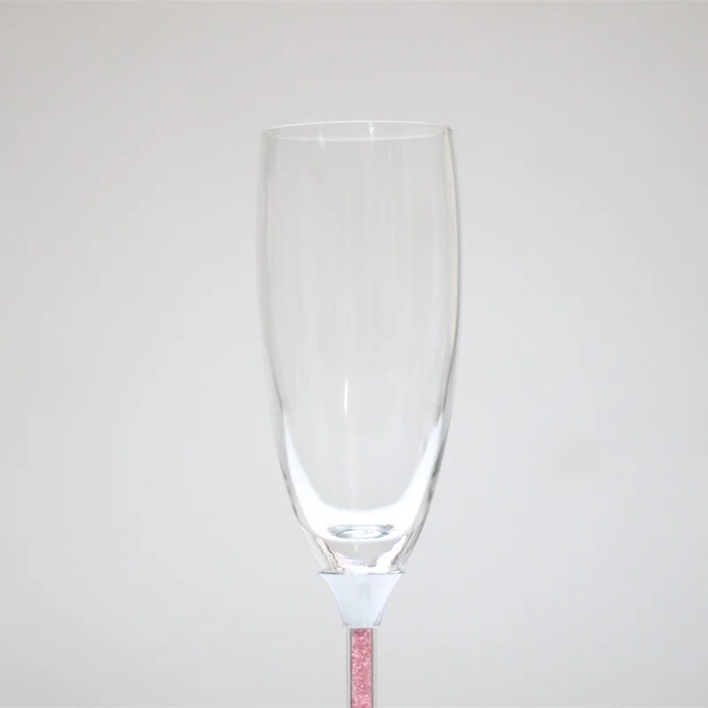 2020 персонализированные хрустальные свадебные очки розового цвета для