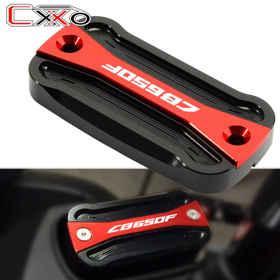 

Передний тормозной резервуар с ЧПУ для Honda CB650F CB 650F 2014 2015 2016 2017 2018 Крышка Резервуара жидкости масляная крышка протектор