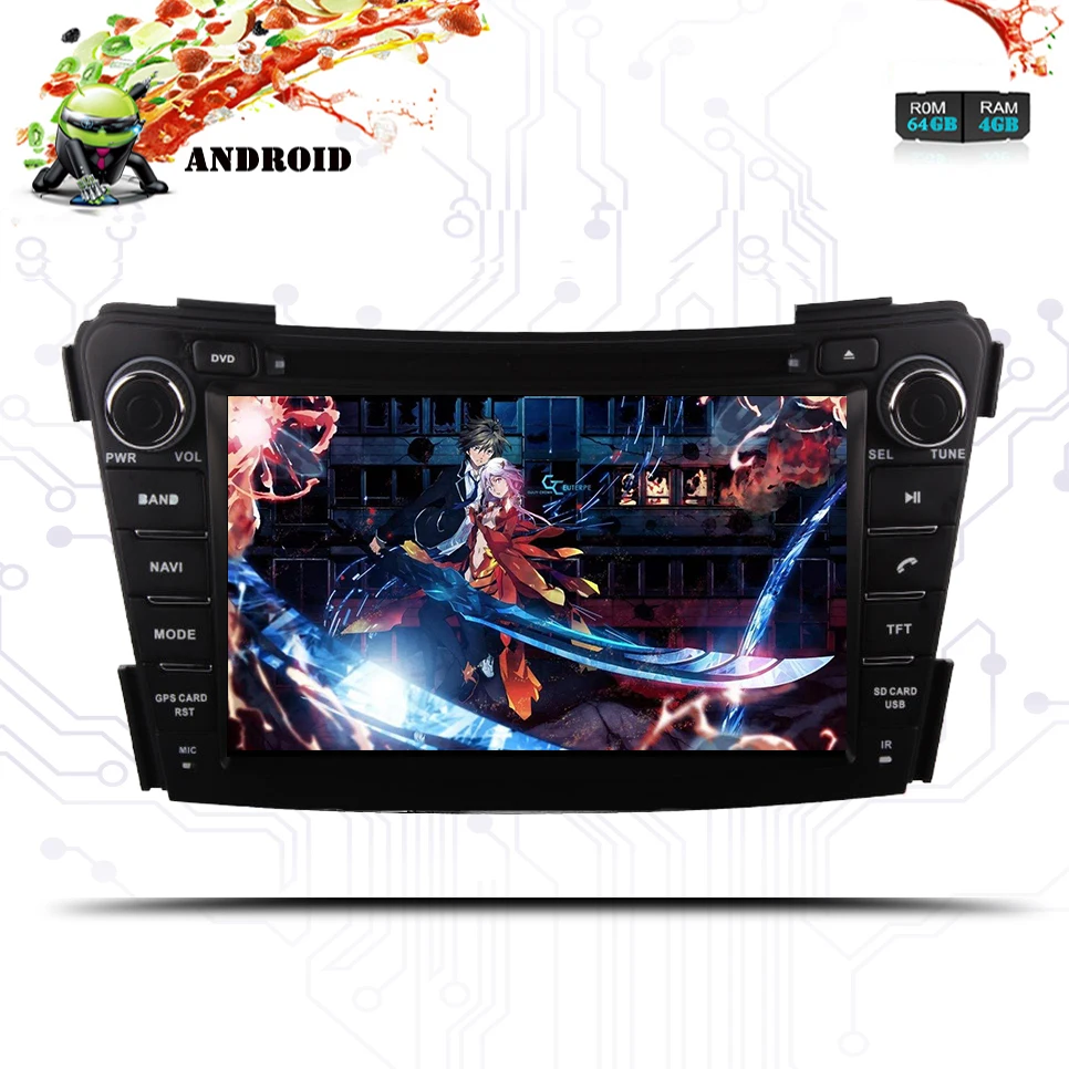 Android 9,0, четыре ядра, 4 Гб ОЗУ, 64 Гб ПЗУ, подходит для hyundai i40, 2011, 2012, 2013,,, автомобильный dvd-плеер, навигация, gps, радио, головное устройство, ПК