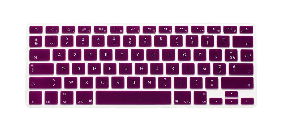 Чехол для клавиатуры AZERTY мягкий силиконовый чехол Mac Book Pro air 13 &quot15&quot 17 &quotMEAFO