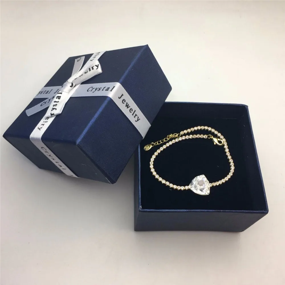 Новый модный уникальный геометрический браслет для женщин с австрийским