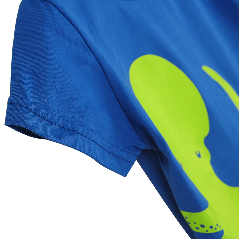 Футболка для мальчиков с изображением осьминога 100% хлопок на возраст 1 5