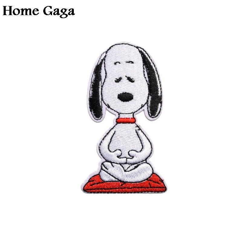 Homegaga мультяшная собака аппликация нашивки наклейки для шитья рубашка сумка Джерси одежда куртка значки железная футболка D1673