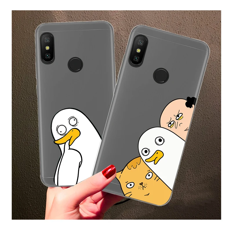 CinkeyPro милый ТПУ чехол для XiaoMi RedMi 6 5 4 Pro Plus 6A 5A 4A 4X мягкий прозрачный силиконовый