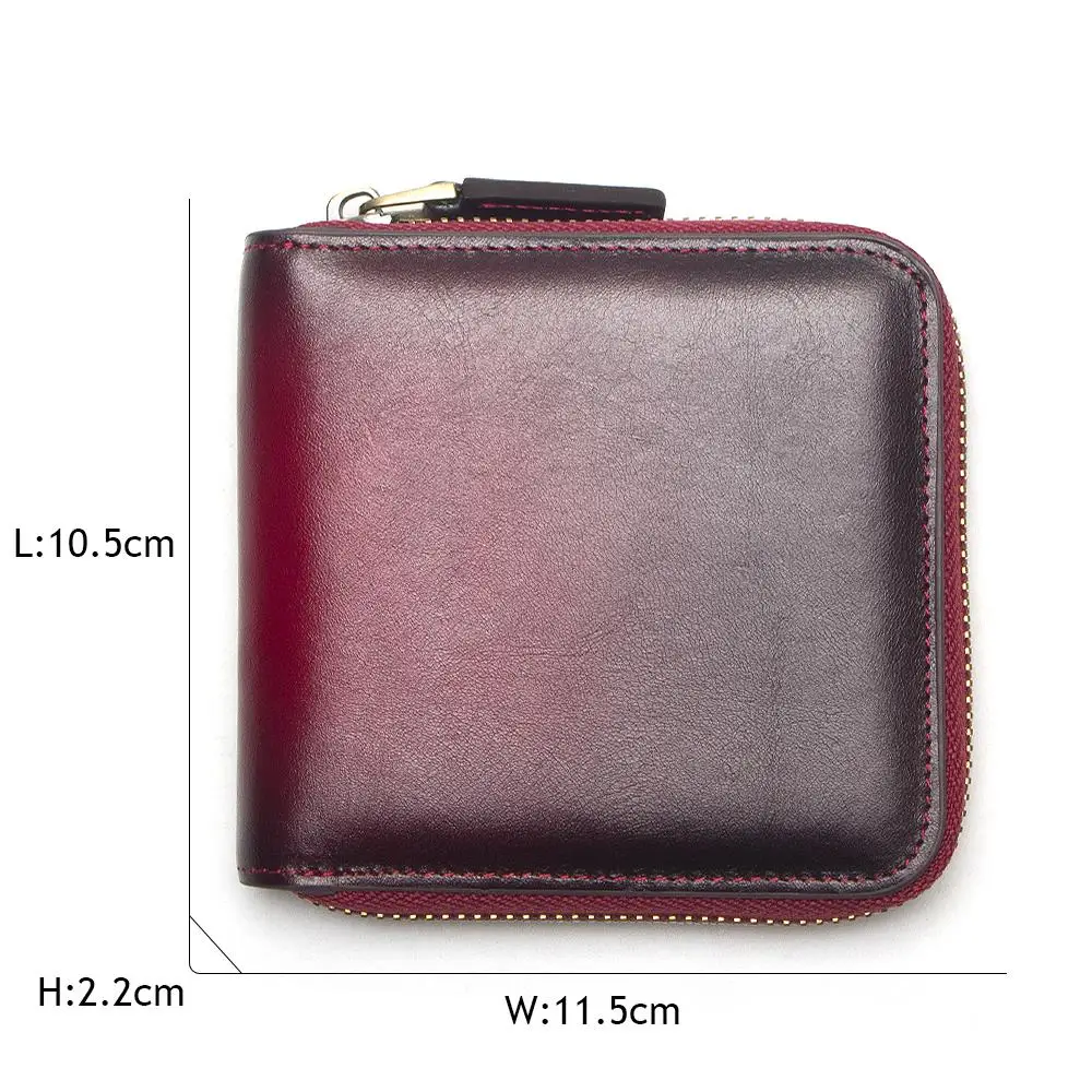 2020 New Genuine Leather Small Wallet Women Retor Coin Purses Holders Vintage Short Cowhide Female Money Wallets | Багаж и сумки