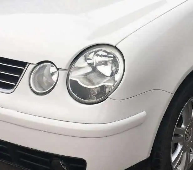 Передние фары Крышка для VW POLO 02-05 фары оболочка прозрачный абажур линзы 2 шт