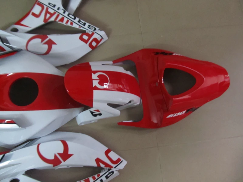 Литье под давлением 100% Новый обтекатель комплект для Honda CBR600RR 07 08 Белый Красный ABS