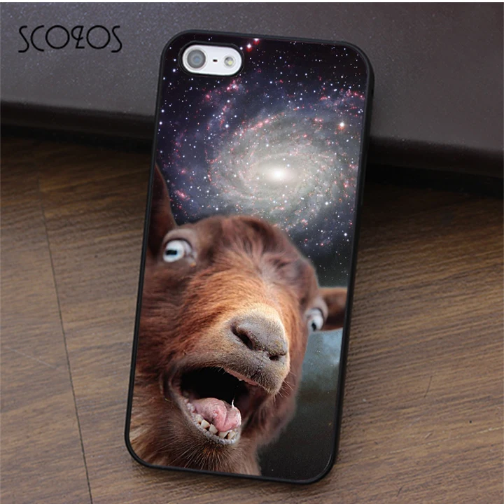 Scozos козьей мем Мода сотовый телефон чехол для iPhone X 4 4S 5 5S SE 5C 6 6S 7 8 и плюс # CA250 -