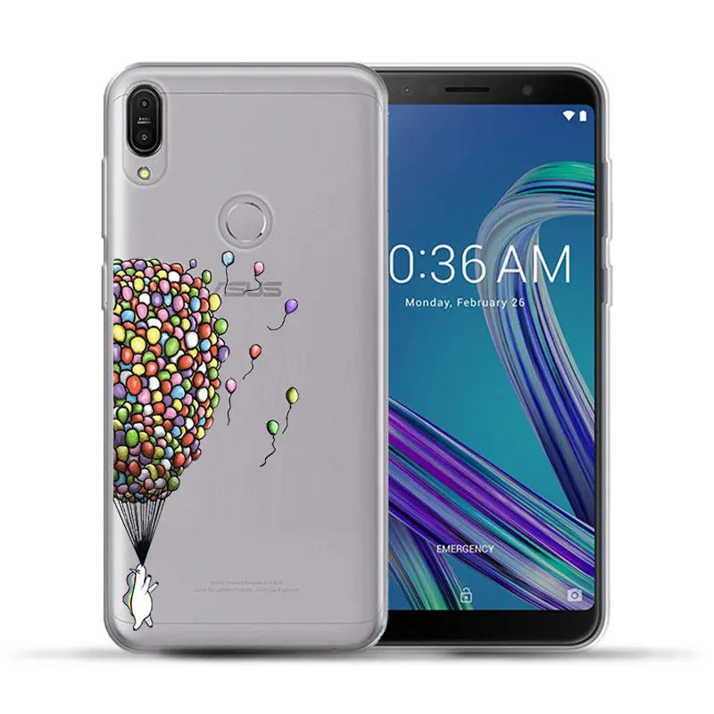 Для ASUS Zenfone Max Pro M1 ZB602KL TPU Fundas Прозрачный чехол для Asus ZB601KL X00TD силиконовый защитный |