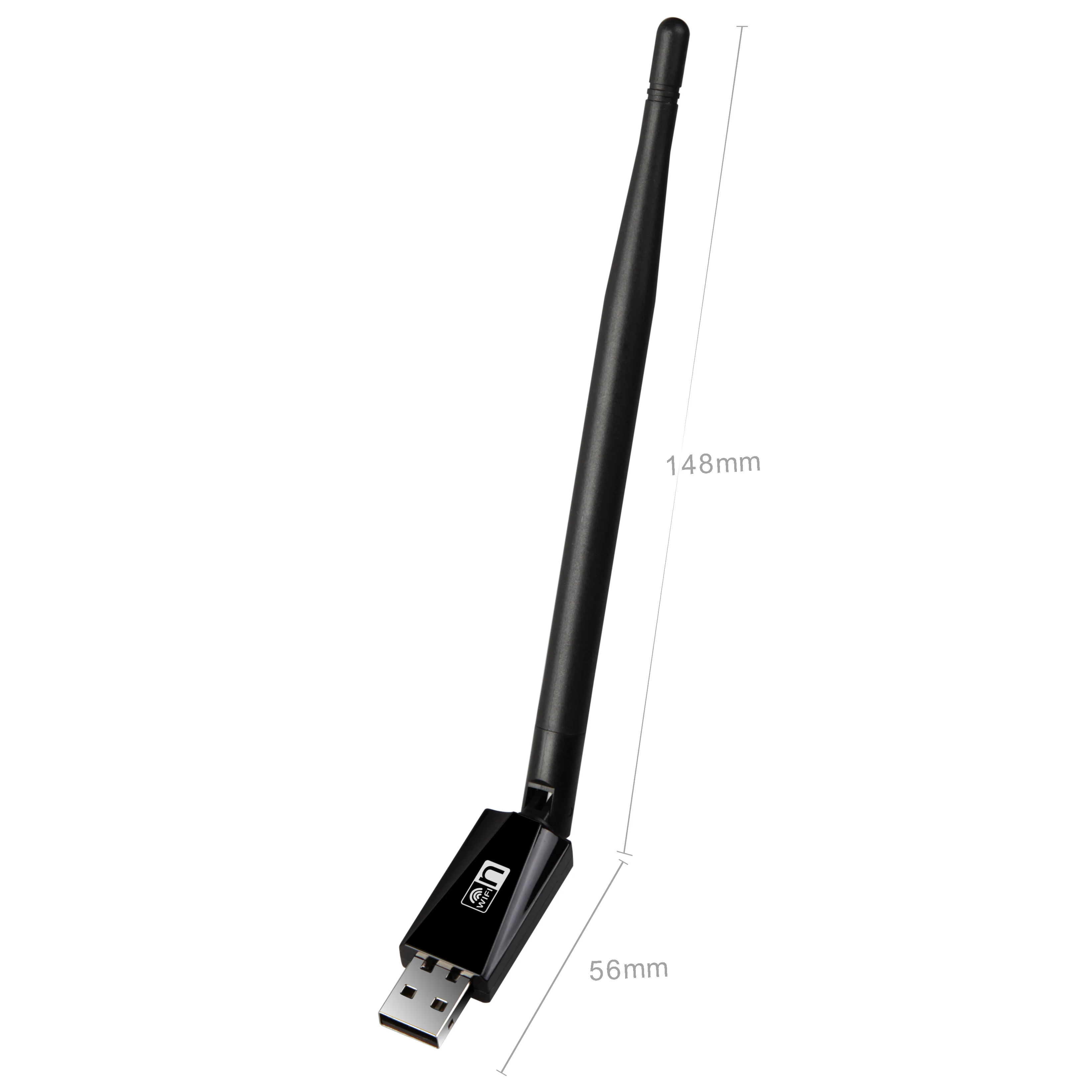 150 м беспроводной USB Wi fi адаптер Сетевая карта ключ Enchufe Ethernet антенна для ПК