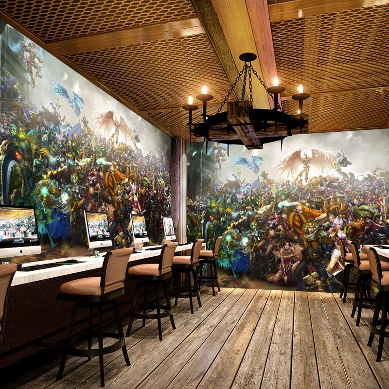 3d обои для рабочего стола в стиле &quotЛига Легенд&quot|backdrop wallpaper|mural wallpaperwallpaper mural |