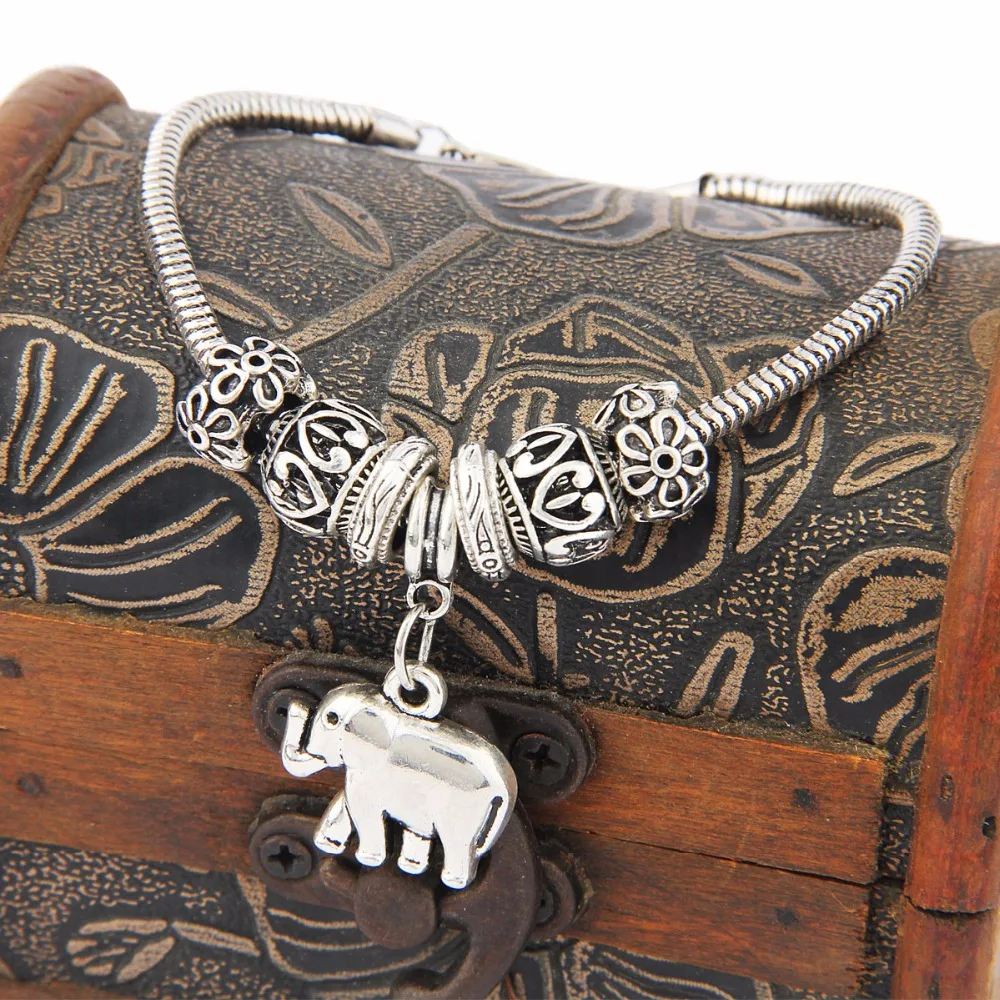 Бусины в виде животных подарки на день рождения ювелирные изделия браслет для