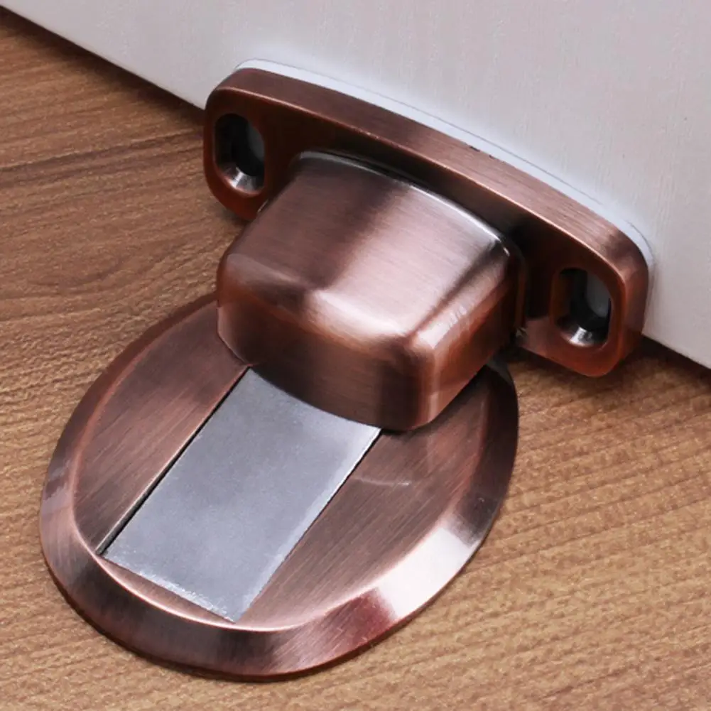 HOT SALE Magnetic Door Holder Stainless Steel Hidden Stopper Toilet Noiseless Doorstop
