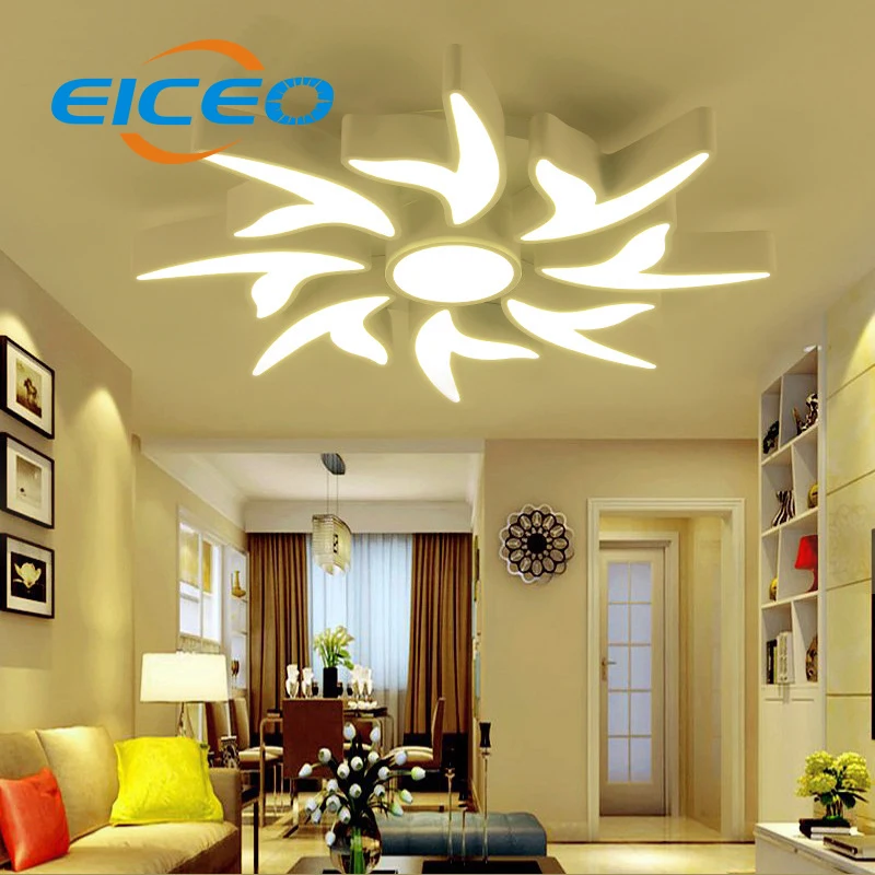 

(EICEO) 2018 современный светодиодный потолочный светильник, лампы для гостиной, ресторана, кабинета, спальни, лампы 5 головок, 6 головок, фонари, б...