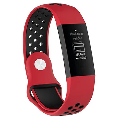 04 Цветной браслет для Fitbit Charge 3, спортивный силиконовый ремешок на запястье, подходит для bit Charge 2, умный Браслет, умные аксессуары - Цвет: 04