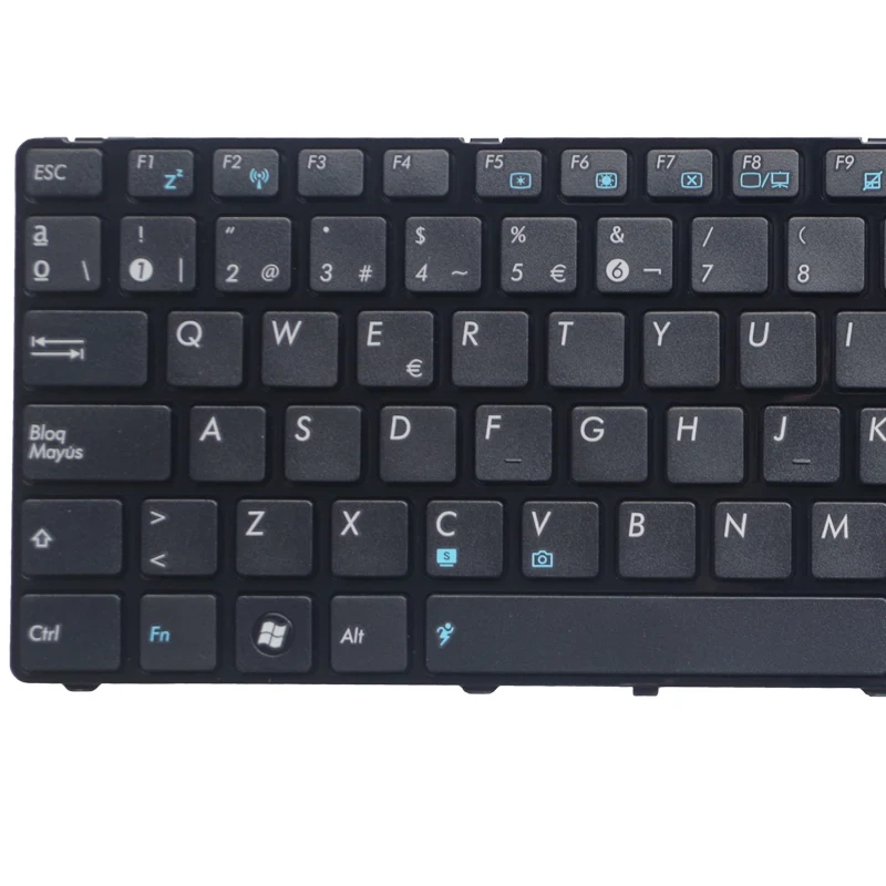 Новая клавиатура GZEELE с испанской раскладкой для ноутбука Asus X53 X54H k53 A53 N53 N60 N61 N71 N73S