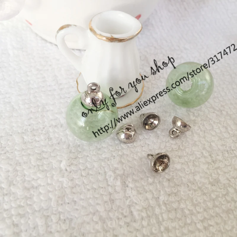 Потрясающе! 30 компл./лот 16 ммбол 4 мм открытый стеклянный шар пузырь и базовая