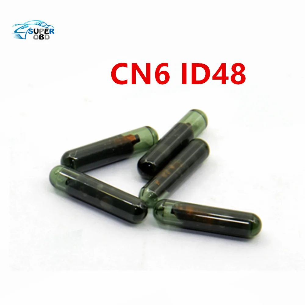 5 шт./лот CN6 ID48 Автомобильный Транспондер Стекло пустой Cloner Чип Применение для CN900/ND900 мини ключевой программист