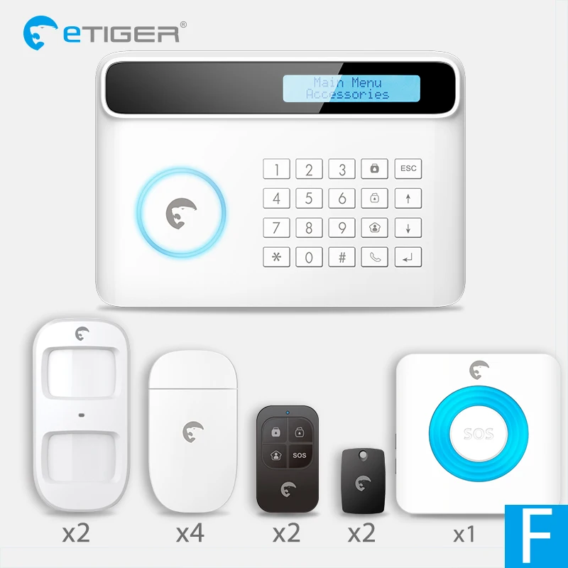 Дизайн Etiger S4 GSM PSTN Беспроводная система охранной сигнализации для дома RFID Панель Умный дом Охранная сигнализация