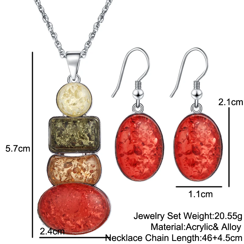 IF ME богемный Африканский набор украшений для женщин геометрический неправильное