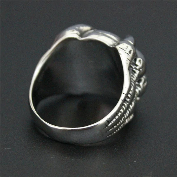 2015 мужское байкерское кольцо 316L из нержавеющей стали Готический стиль Большой