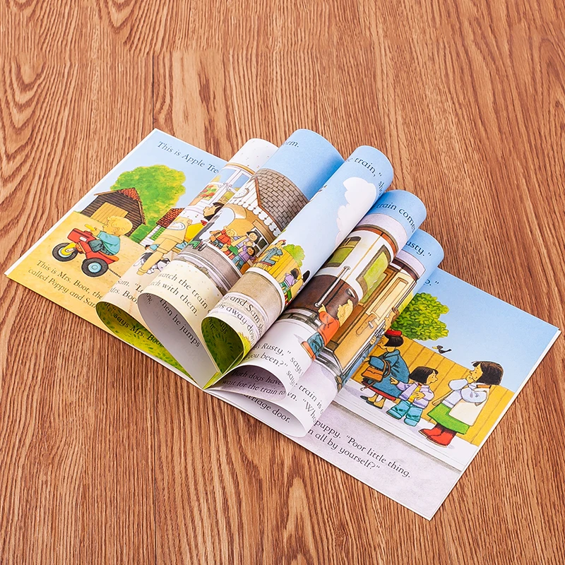 10 шт./компл. при отправлении выбирается в случайном порядке Usborne изображение английские книги для детей известной истории английские сказки серии детской книги историю фермы