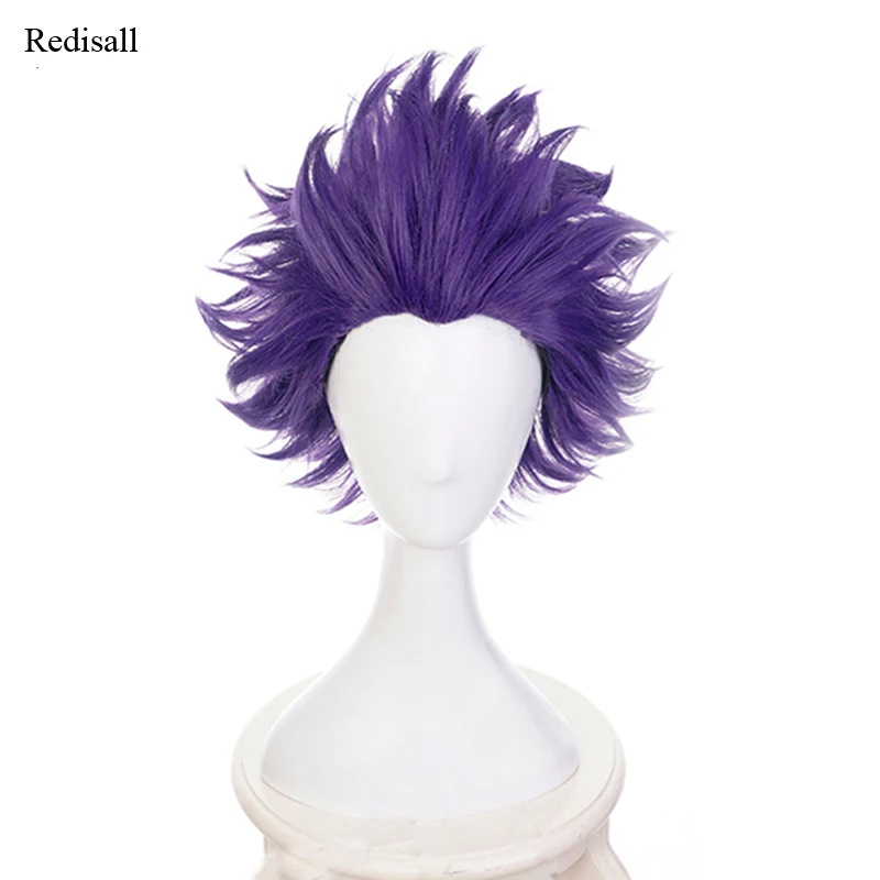 Shinsou Hitoshi фиолетовый кудрявый парик косплей моя геройская Академия Оку нет героев