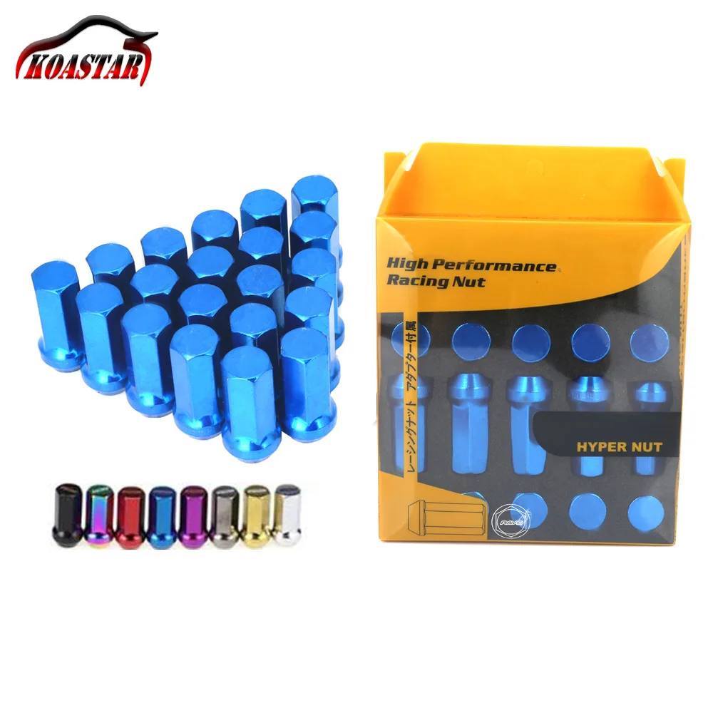 Гипер Сталь гайка колеса гоночный Колесные гайки железа зажимные для гонок 20