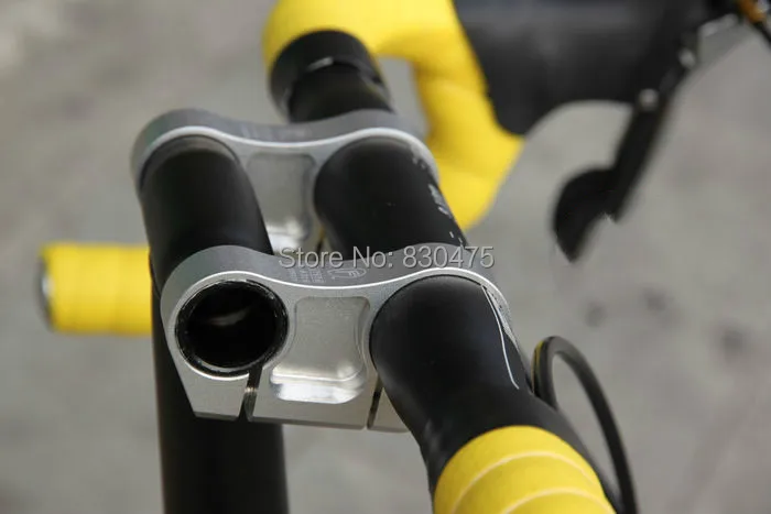 Складной велосипед CNC легкий 7075 T6 алюминиевый двойной стержень BMX T head адаптер