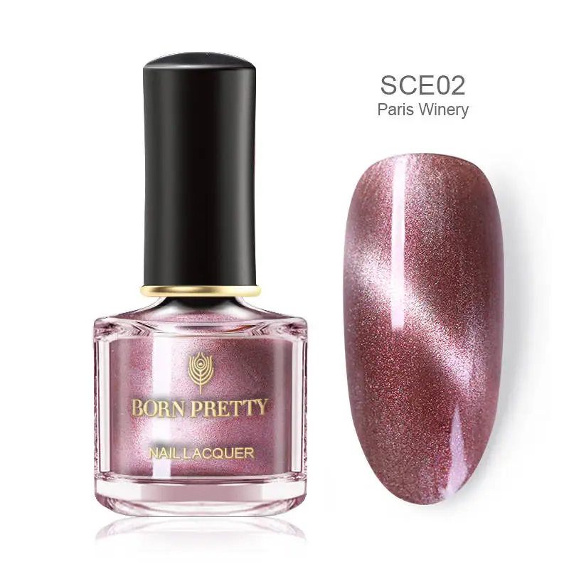 BP-SCE02 BORN PRETTY 3D Магнитный Блестящий лак для ногтей 6 мл голографический лак для глаз хамелеона кота - Цвет: BP-SCE02