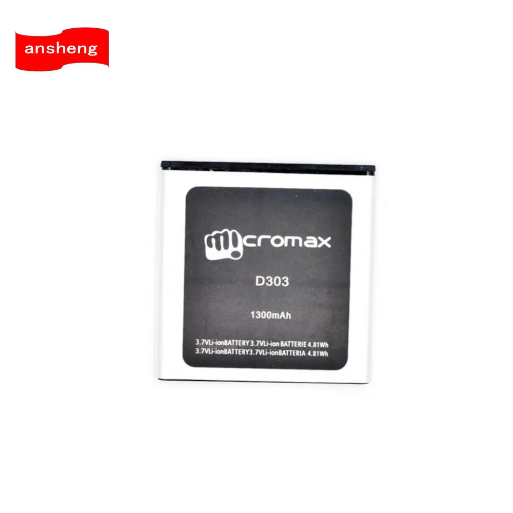 Высококачественный аккумулятор 1300 мАч D303 для смартфона Micromax D303|Аккумуляторы