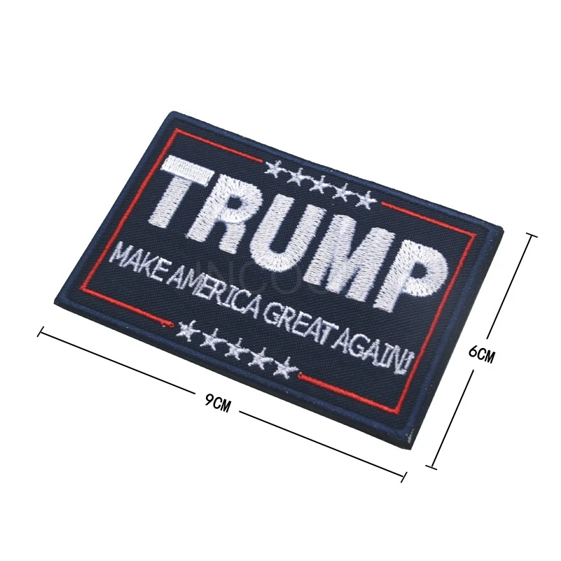 Нашивка с вышивкой нашивка эмблемой президента Дональда Трампа тактические