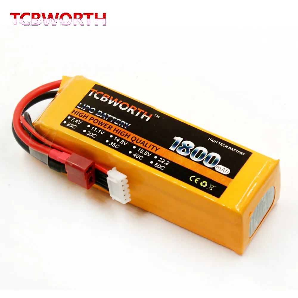 TCBWORTH 4S 14 8 V 1800 мА/ч 25C 50C RC литий полимерный аккумулятор для РУ самолет квадротор