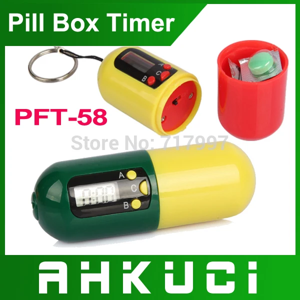 Бесплатная доставка! Капсульный вид медицинский бокс таймер с ЖК-дисплеем и