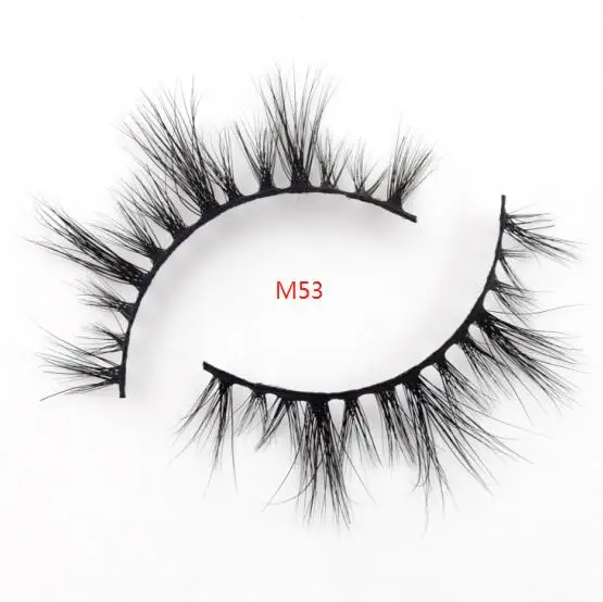 M53 Visofree ресницы натуральные накладные Искусственные ресницы длинный макияж 3D норковые ресницы, наращивание ресниц норковые ресницы красота 43 стиля - Цвет: M53