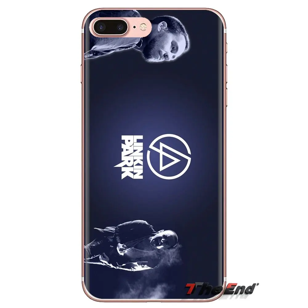 Прозрачные чехлы из ТПУ с логотипом Linkin Park в стиле панк для Samsung Galaxy S3 S4 S5 Mini S6 S7 Edge