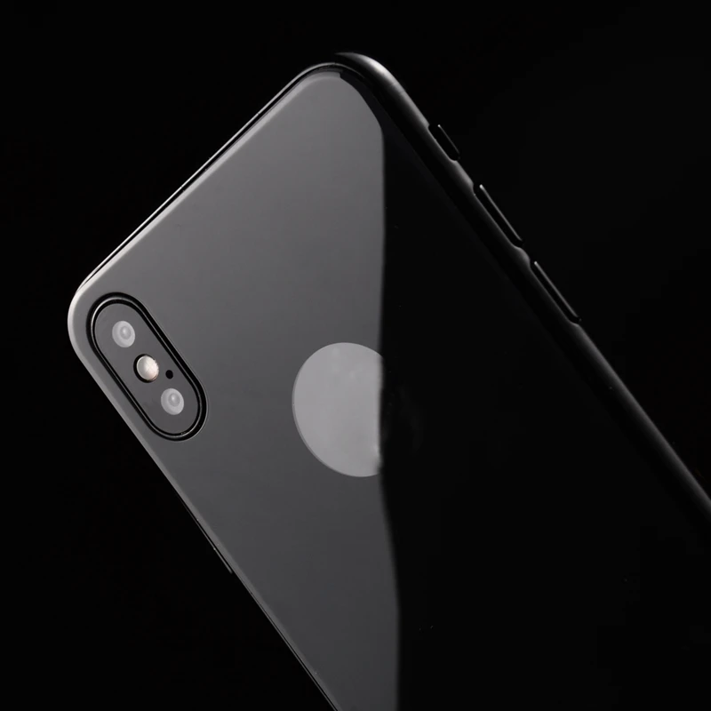 OLLIVAN задняя крышка из закаленного стекла для iPhone X 8 Plus Защитная пленка экрана