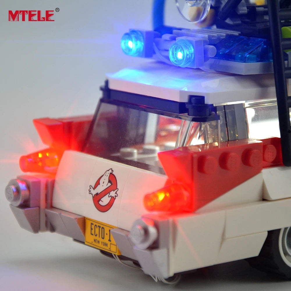 MTELE светодиодный светильник комплект для Ghostbusters Ecto-1 светильник ing набор совместим с 21108(не включает в себя модель