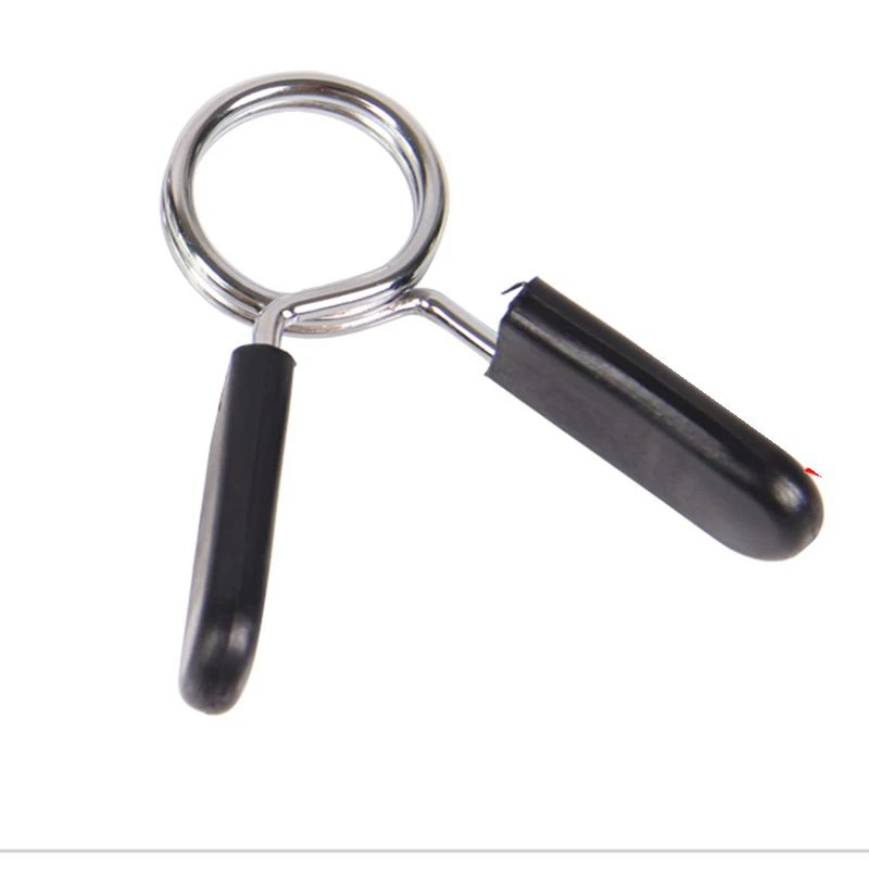 

1 Piece 25/28/30 mm Barbell Clamp Spring Collar Clips Gym Weight Dumbbell Lock Standard Lifting Kit Barbell Lock