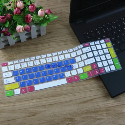 Candyblue Крышка клавиатуры силиконовая для lenovo G510 G50-80 Y50-70 g510 G50-80 Y700 i2000 Y510 G500 Y50C Y50P V480s Y580 - Цвет: Candyblue