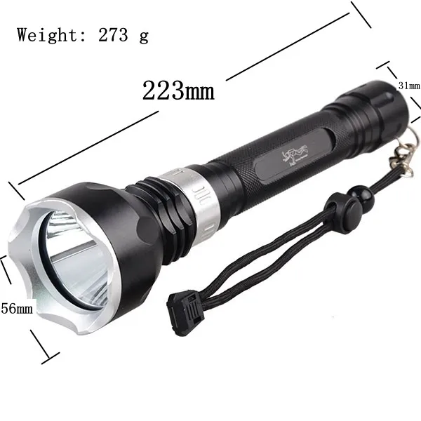 TMWT IP68 Водонепроницаемый Подводные 100 м XML T6 CREE L2 теплый белый светодиод Подводное факел Дайвинг для 18650 Батарея