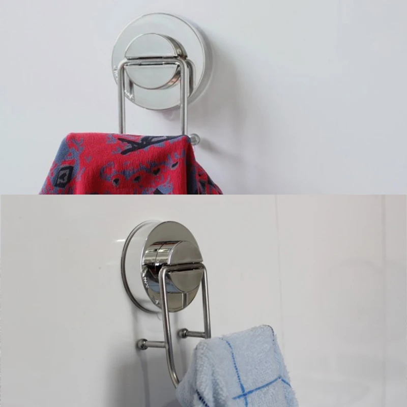 Многофункциональный крючок на присоске хромированный пластиковые крючки стену