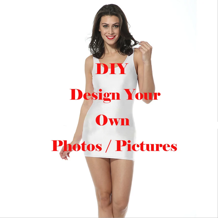 LIASOSO новинка женское платье с 3D принтом сделай сам индивидуальный дизайн ваш