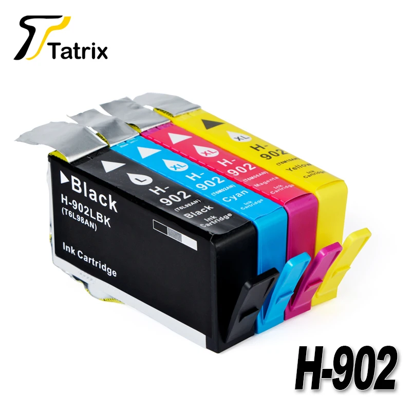 Чернильный картридж Tatrix 4PK HP 902 для XL Officejet Pro 6960 6961 6963 6964 6965 6966 6968 6970 6971 6974 6975 6978|ink