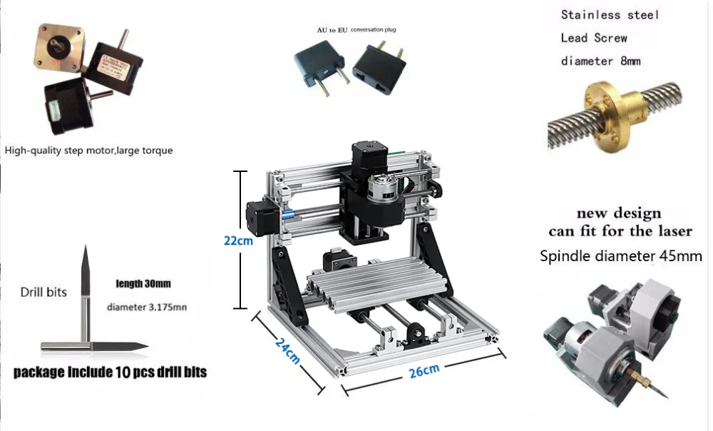 CNC 1610 с ER11, diy ЧПУ гравировальный станок, мини Pcb фрезерный станок, резьба по дереву, ЧПУ маршрутизатор, cnc1610, лучшие передовые игрушки
