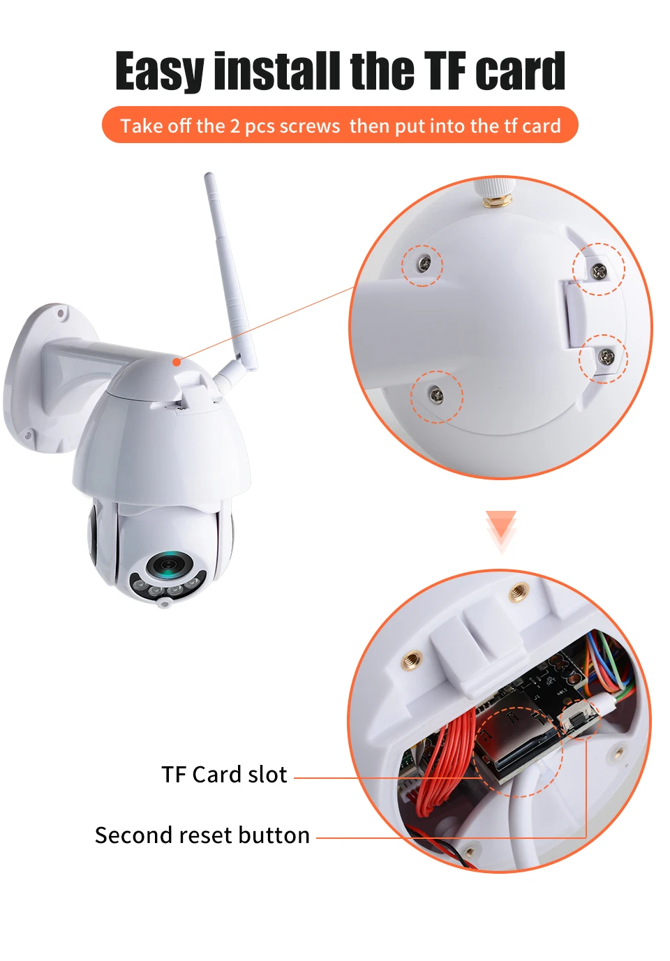 XM 1080P Беспроводная PTZ IP камера Wifi CMOS ночное видение H265+ PTZ ИК камера безопасности Обнаружение движения Домашняя безопасность
