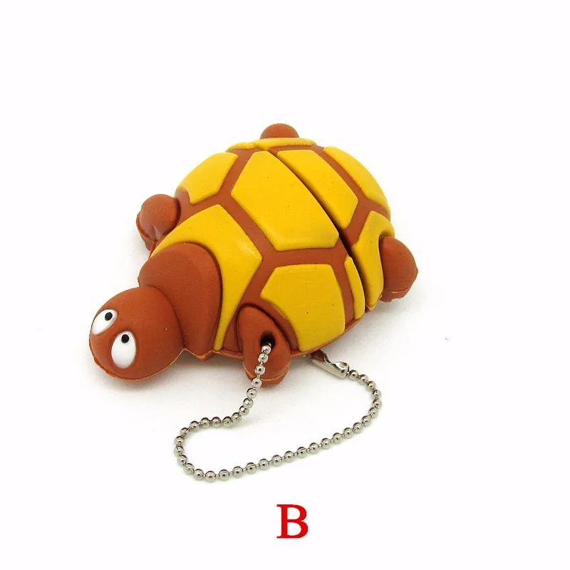 Usb флеш-накопитель мультфильм черепаха диск памяти ручка персонализированные 5